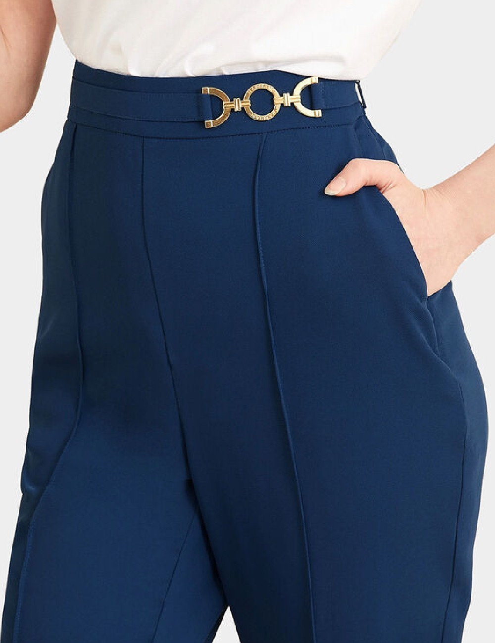 Pantaloni Marciano Guess, bleumarin - 1 | YEO