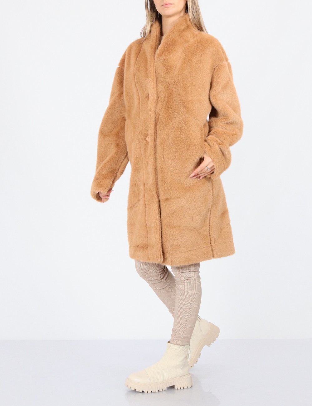 Palton reversibil No-l-ita, maro - 1 | YEO
