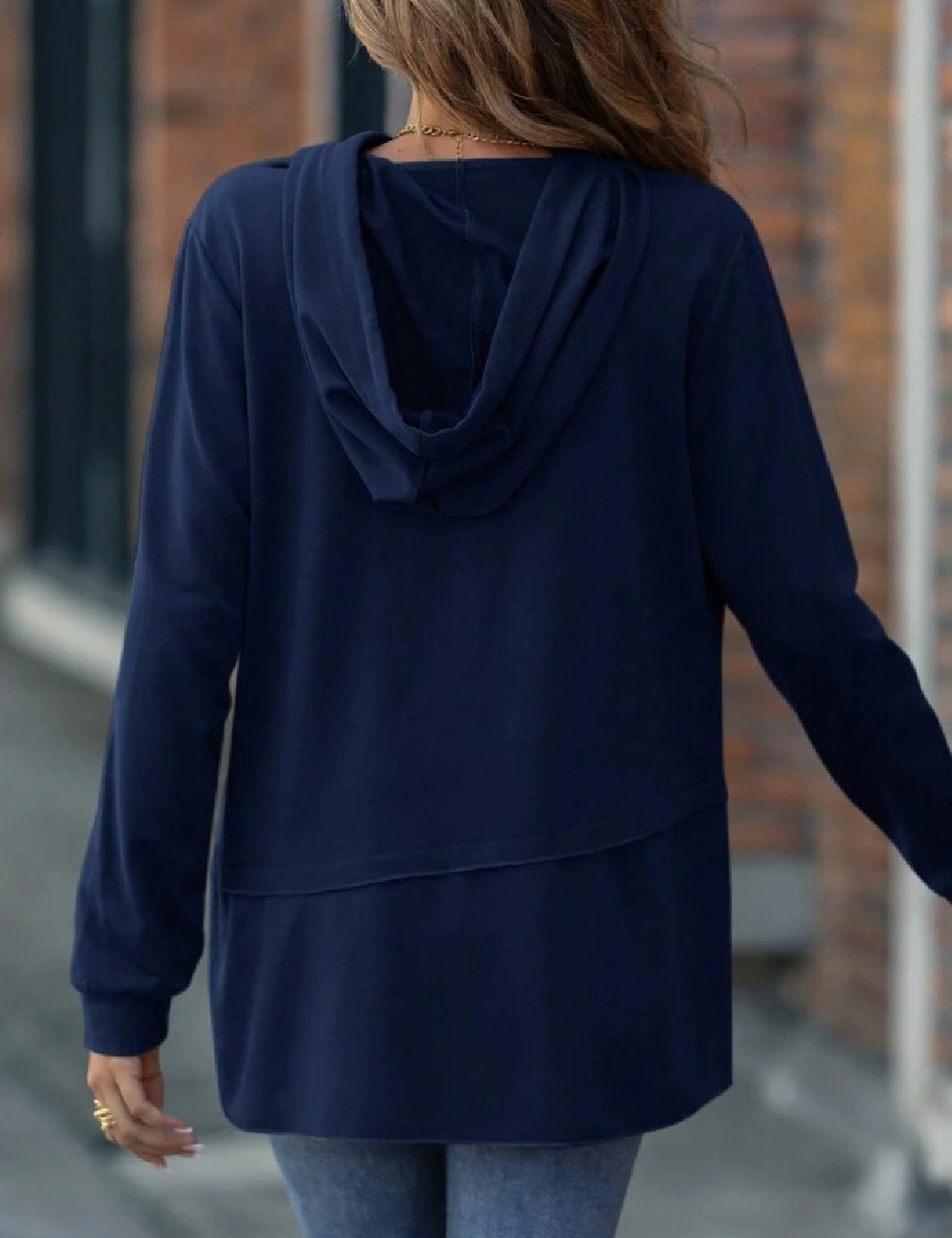 Hanorac SHEIN, bleumarin - 1 | YEO