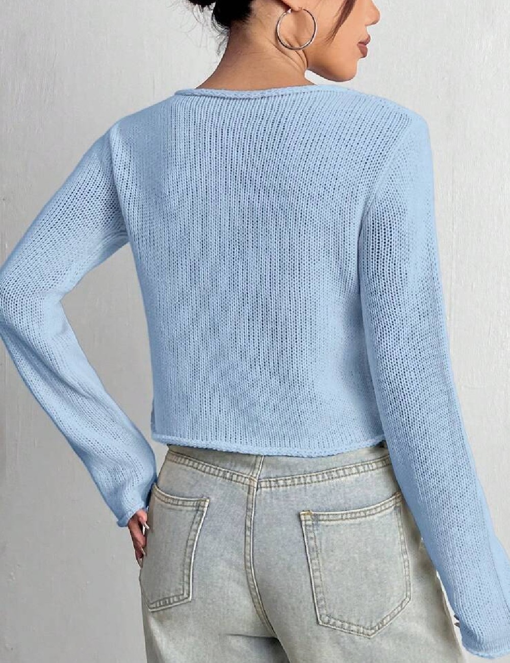 Top SHEIN, albastru - 1 | YEO