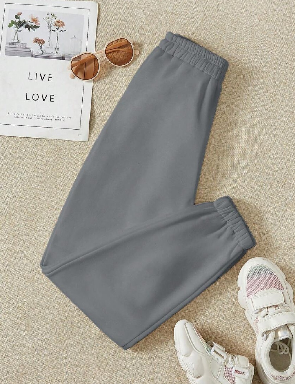 Pantaloni SHEIN, gri - 1 | YEO