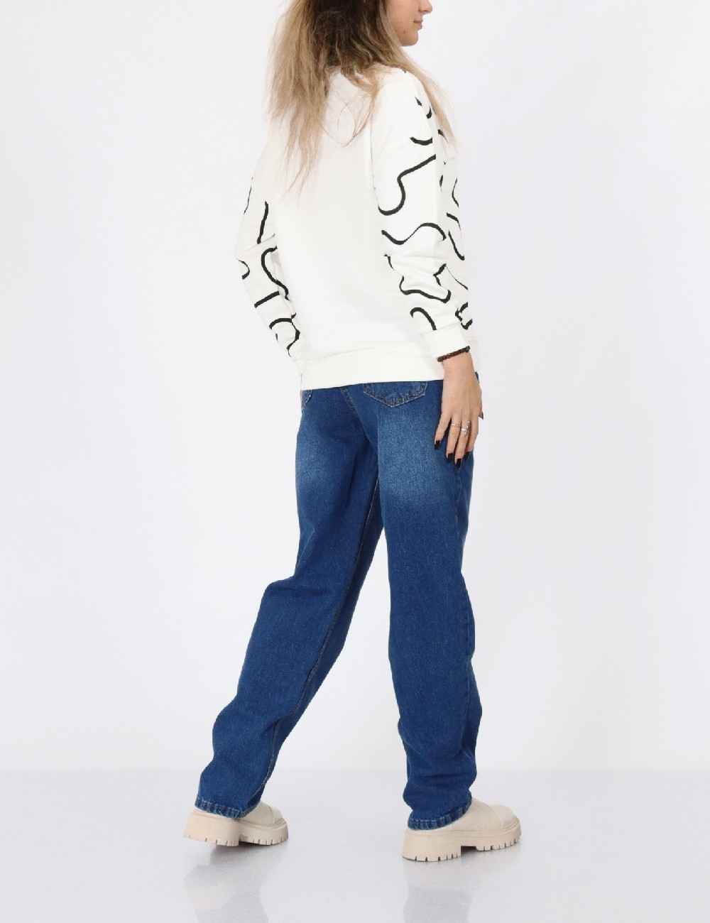 Bluza SHEIN, alb - 1 | YEO