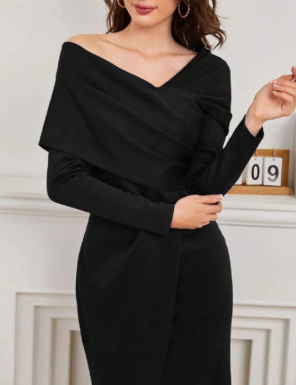 Rochie medie SHEIN, negru - 1 | YEO