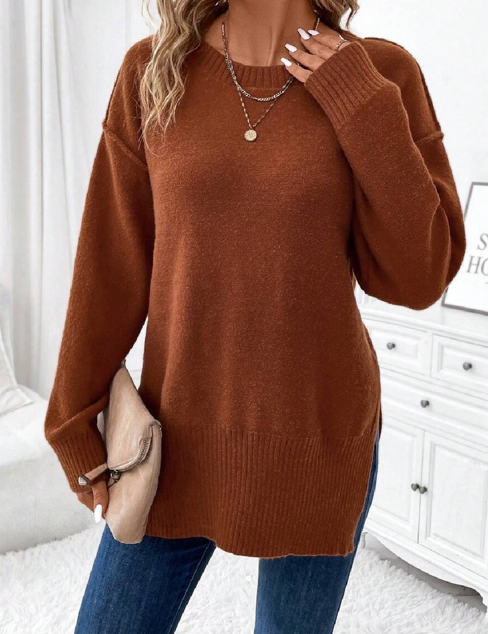 Bluza emery rose, maro