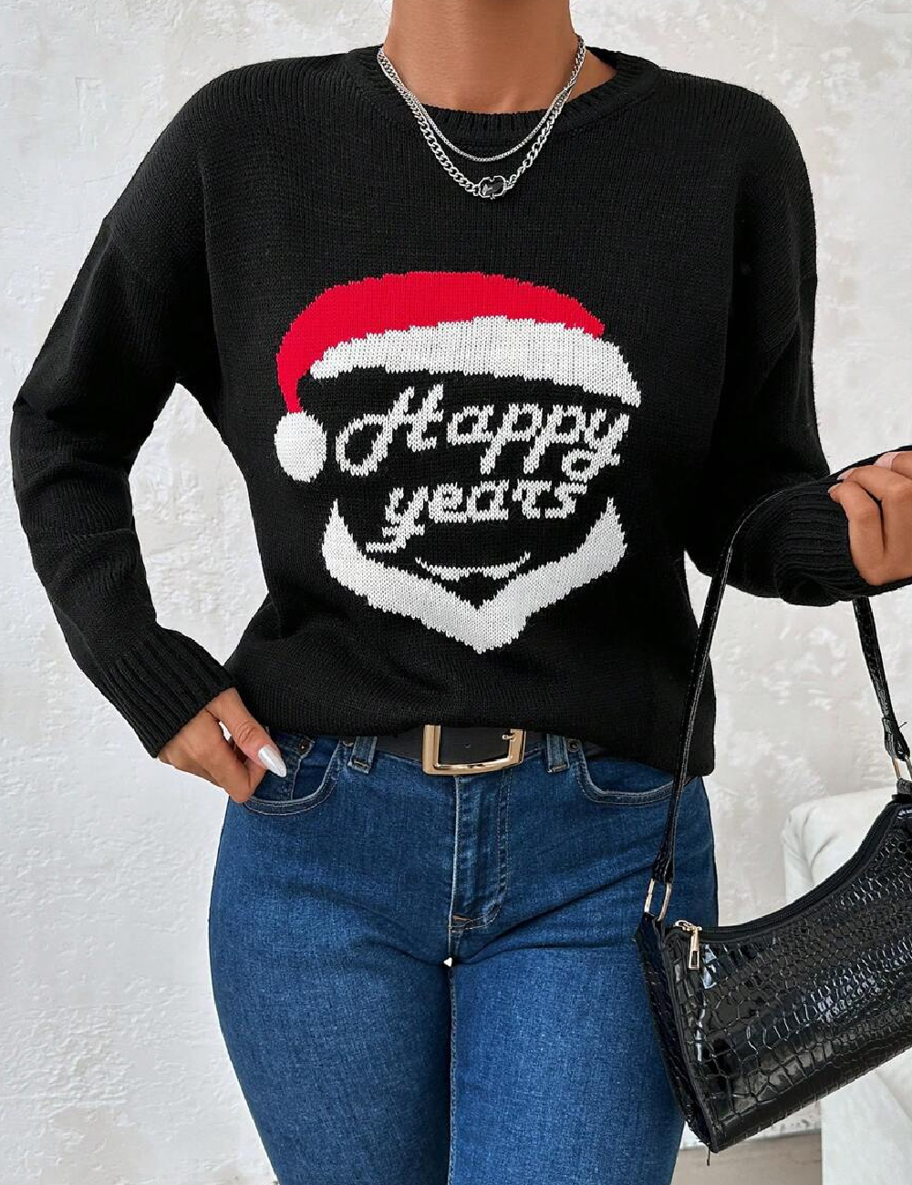 Pulover SHEIN, negru