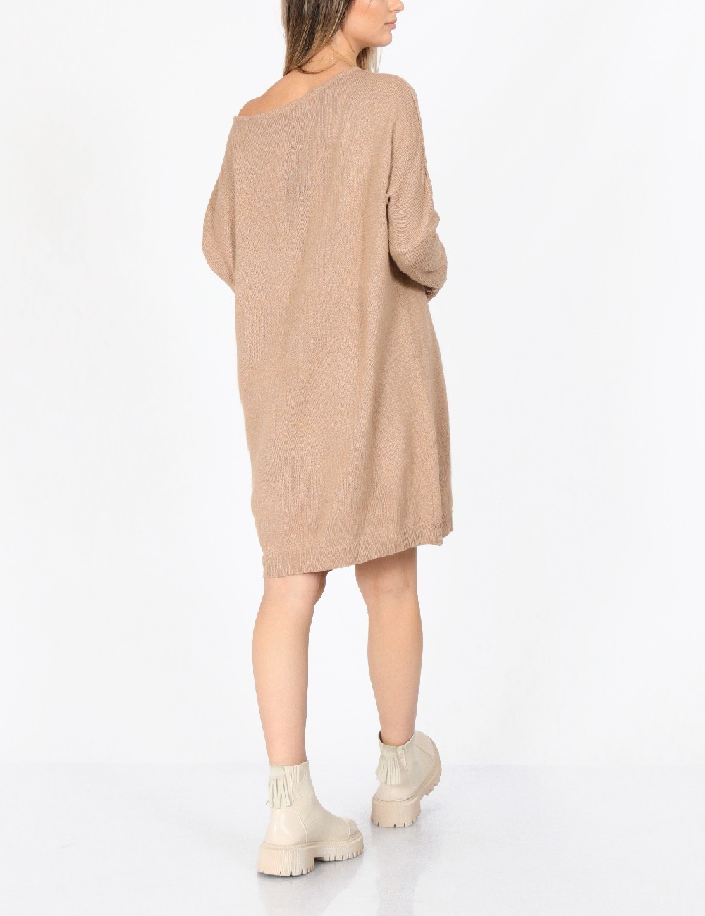 Rochie scurta SHEIN, maro - 1 | YEO
