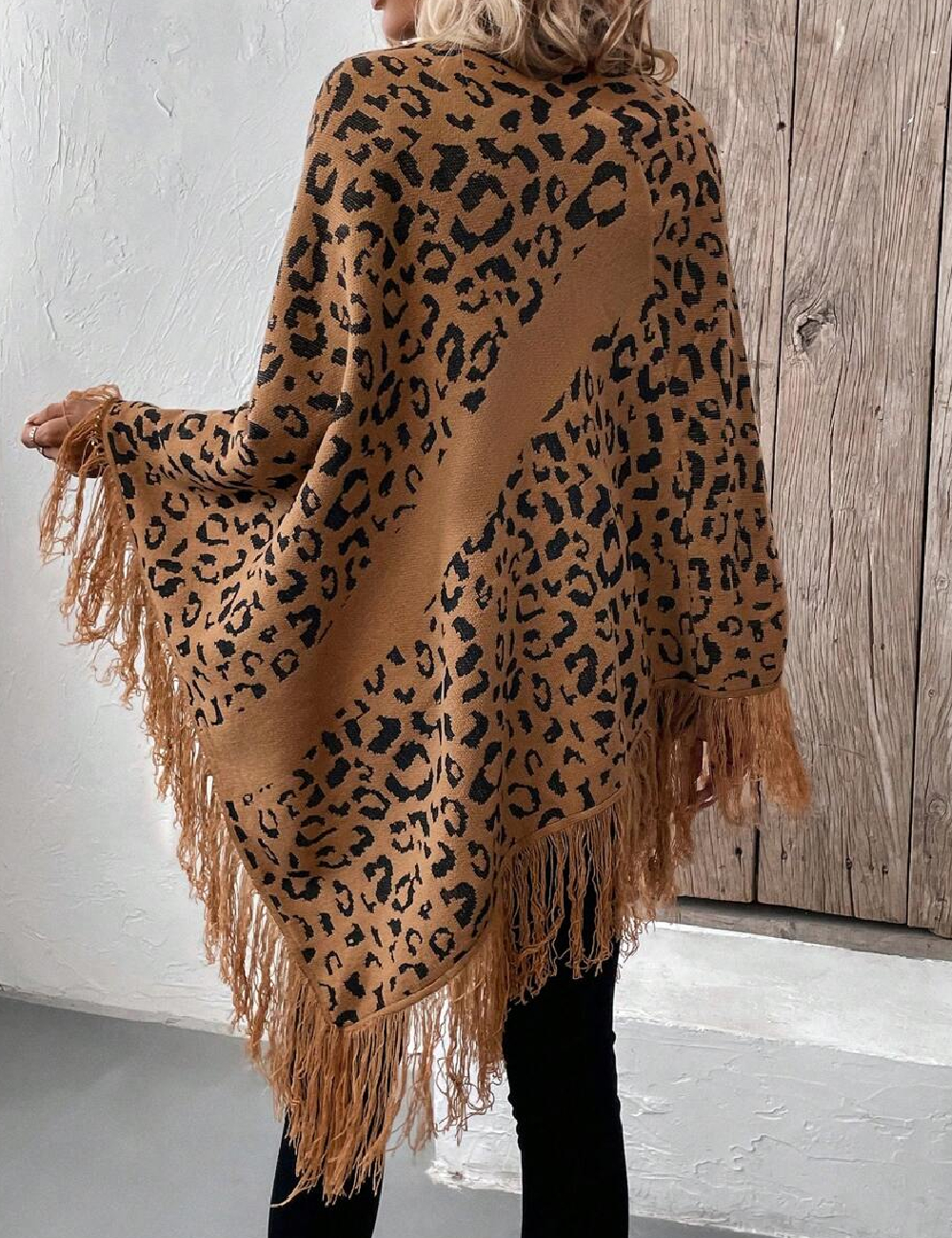 Poncho SHEIN, animal print - 1 | YEO