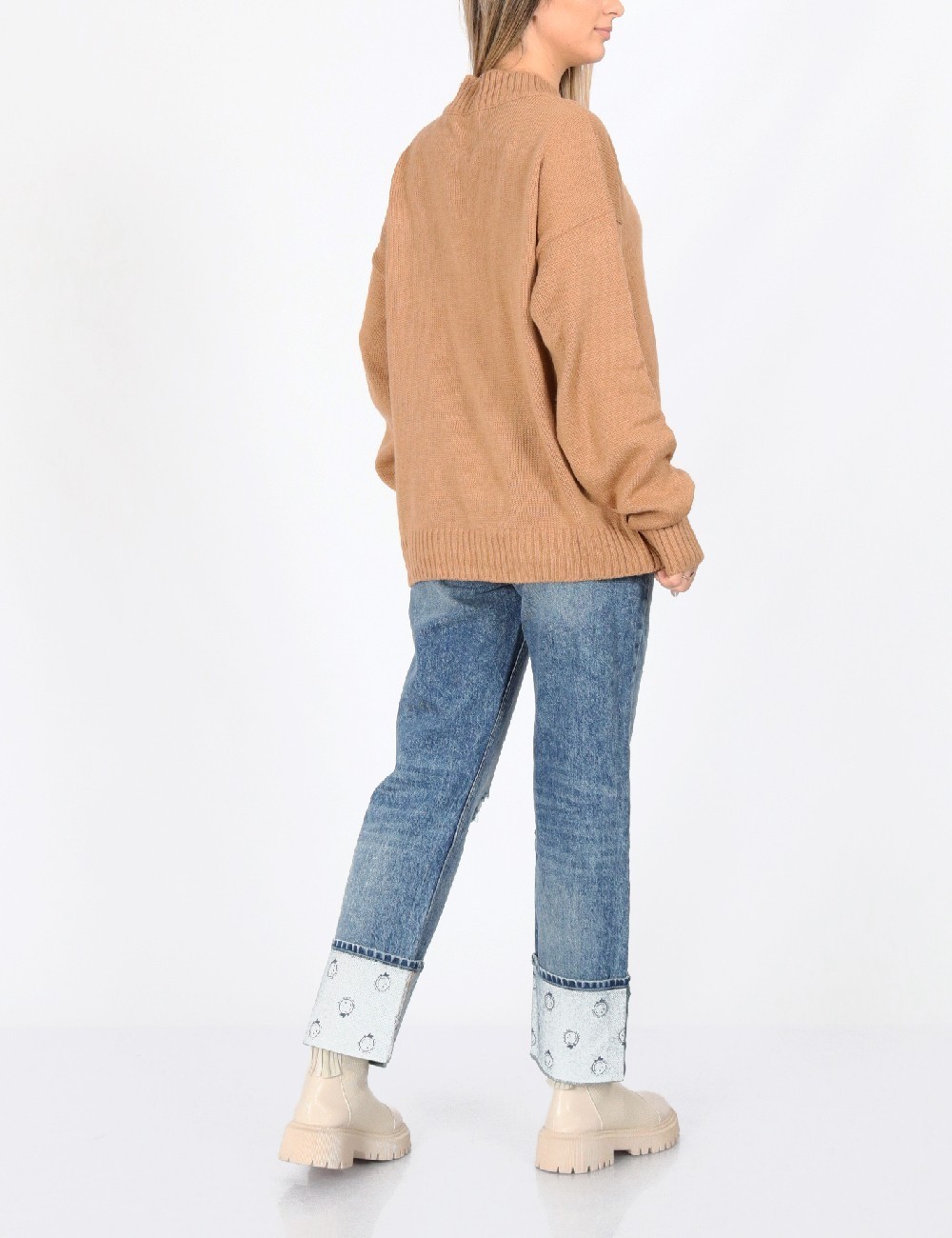 Pulover SHEIN, maro - 1 | YEO