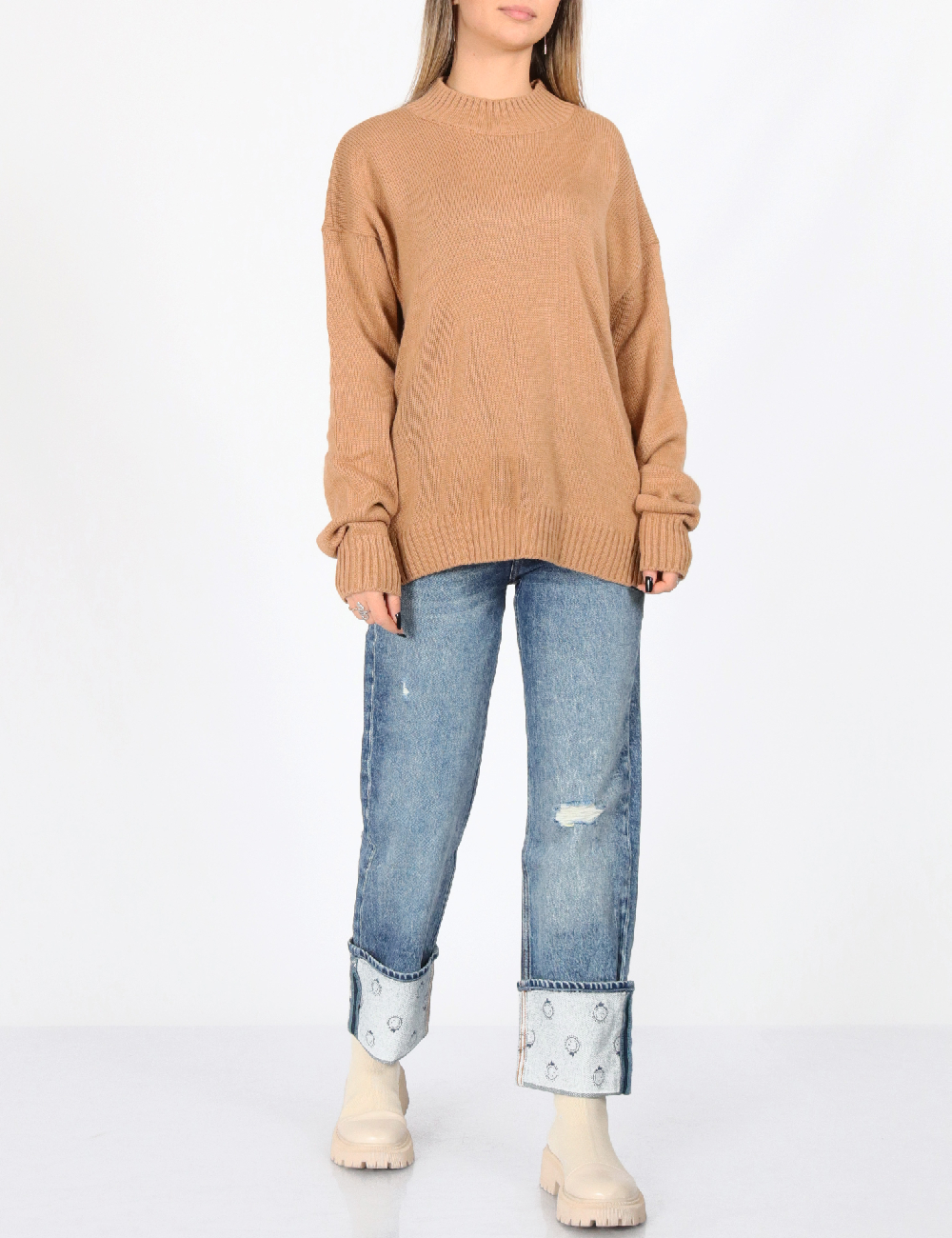 SHEIN Pulover, maro