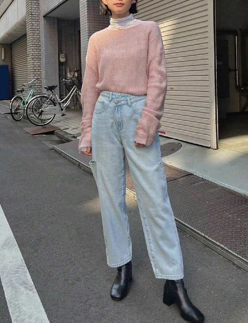 Bluza dazy, roz pudra