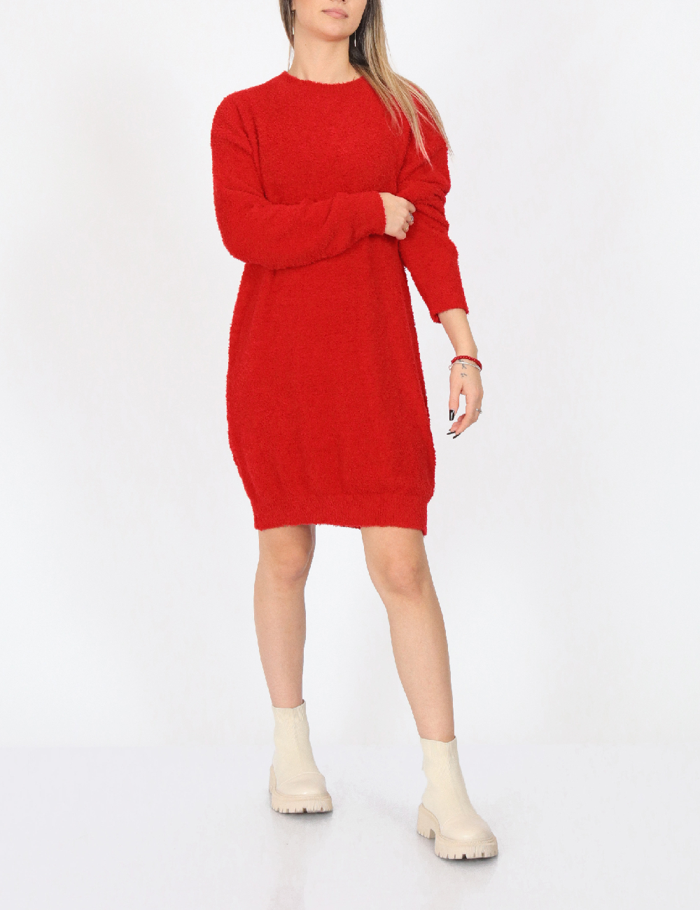 Rochie scurta SHEIN, rosu - 1 | YEO