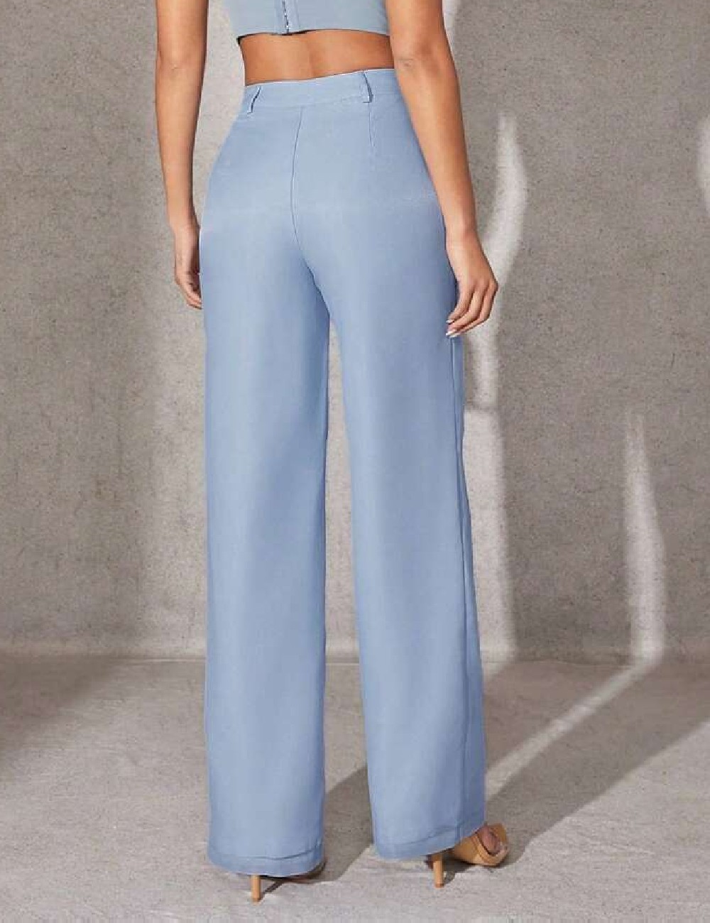 Pantaloni SHEIN, bleu - 1 | YEO