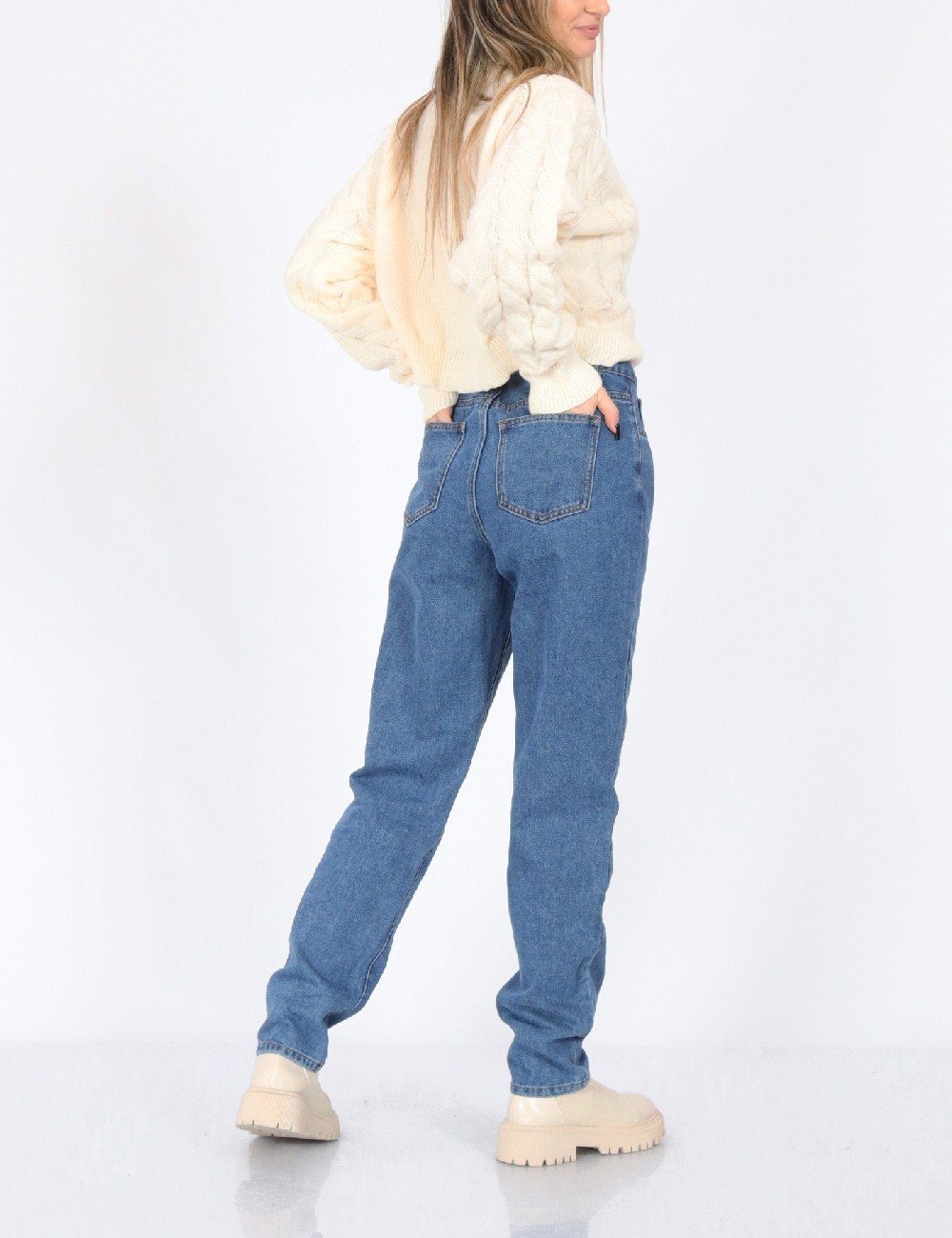 Blugi SHEIN, albastru - 1 | YEO