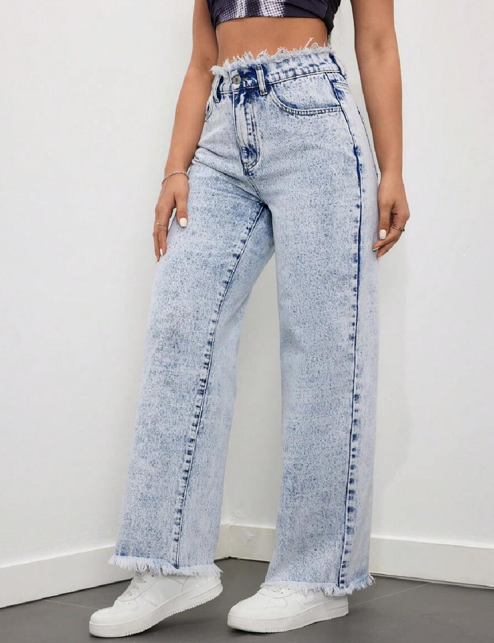 Blugi SHEIN, albastru - 1 | YEO