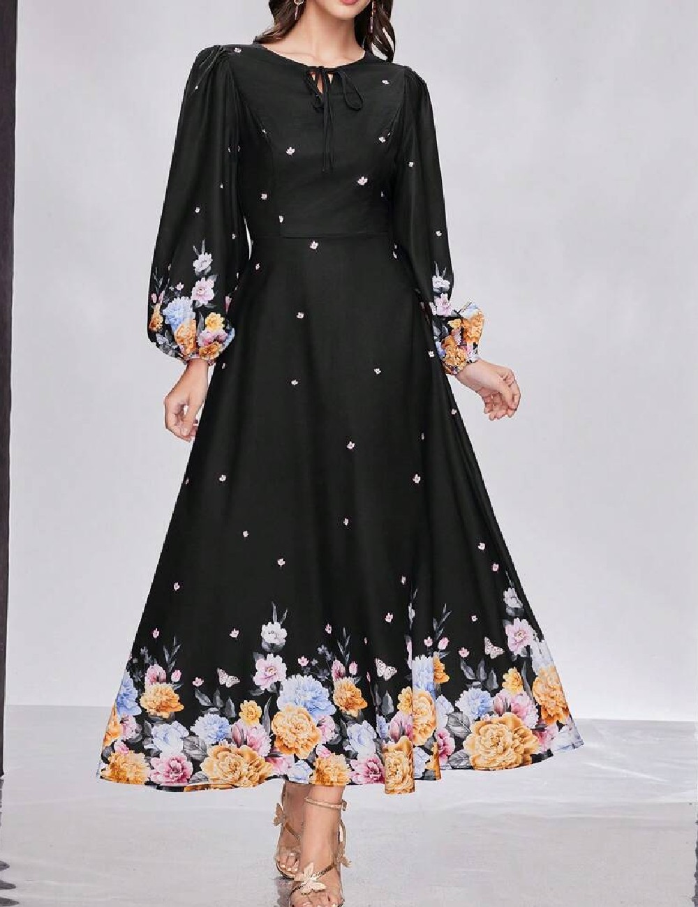 Rochie lunga SHEIN, negru - 1 | YEO