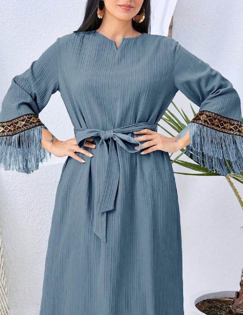 Rochie lunga SHEIN, albastru - 1 | YEO