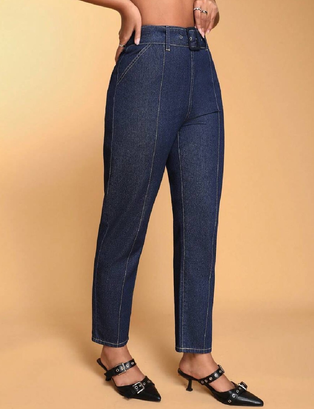 Blugi SHEIN, bleumarin - 1 | YEO