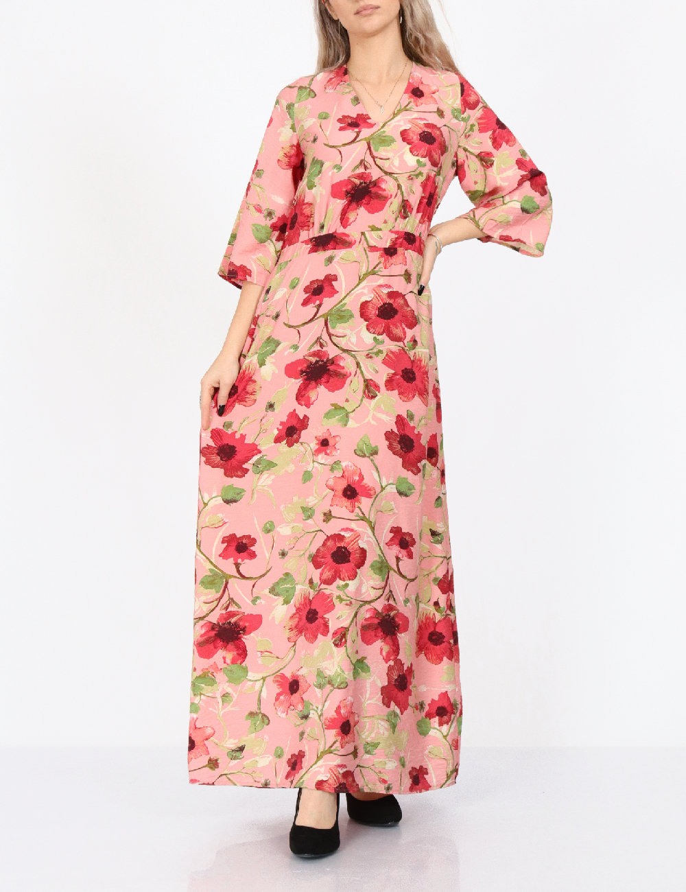 Rochie lunga Vero Moda, floral print