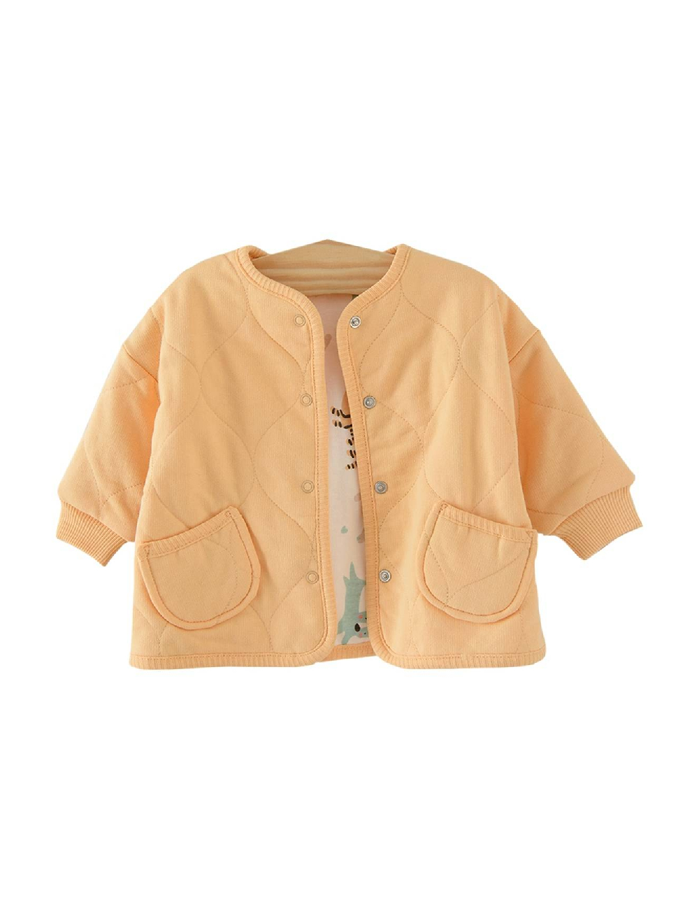 Jacheta reversibila Cool Club, portocaliu/alb