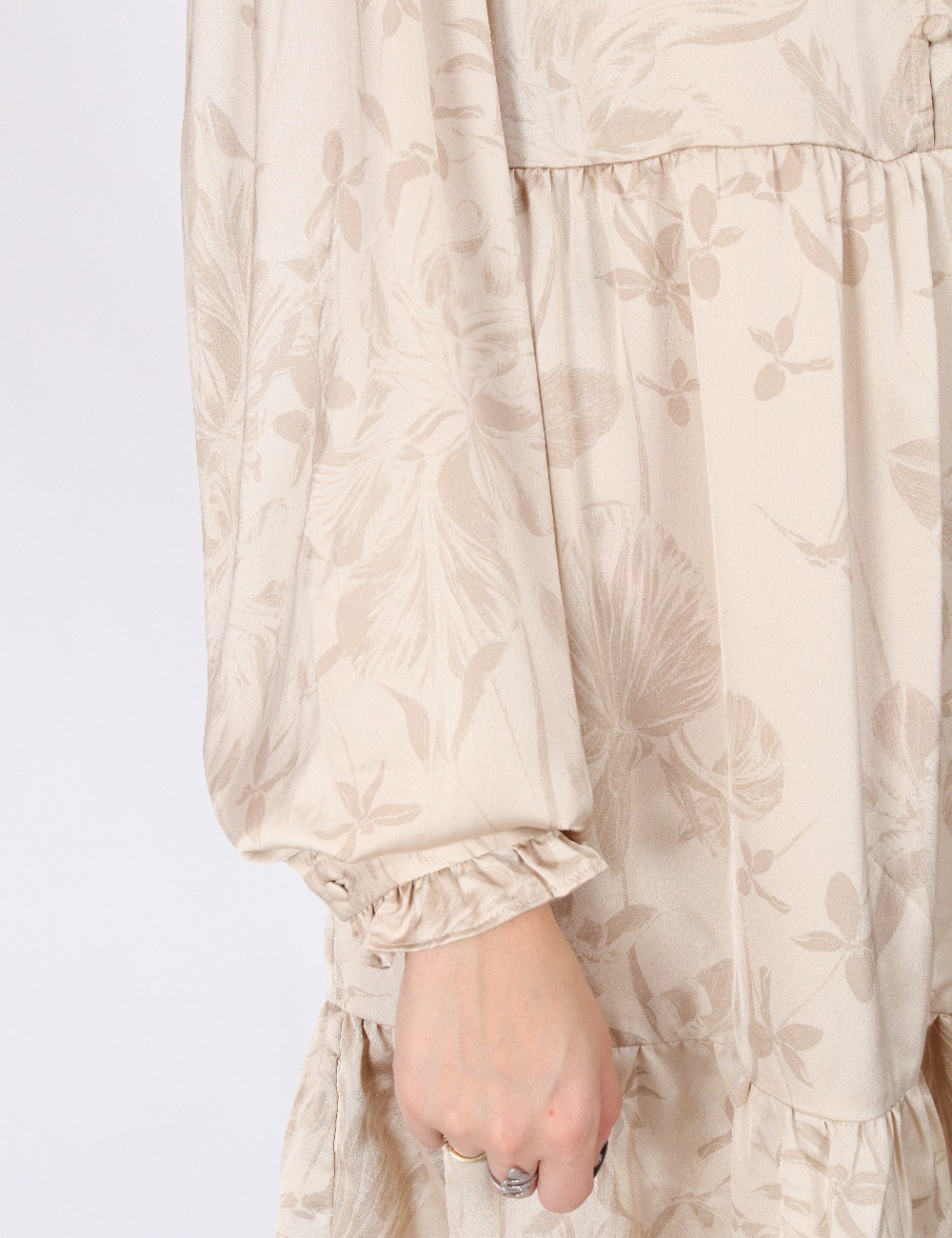 Rochie scurta Vero Moda, crem - 1 | YEO