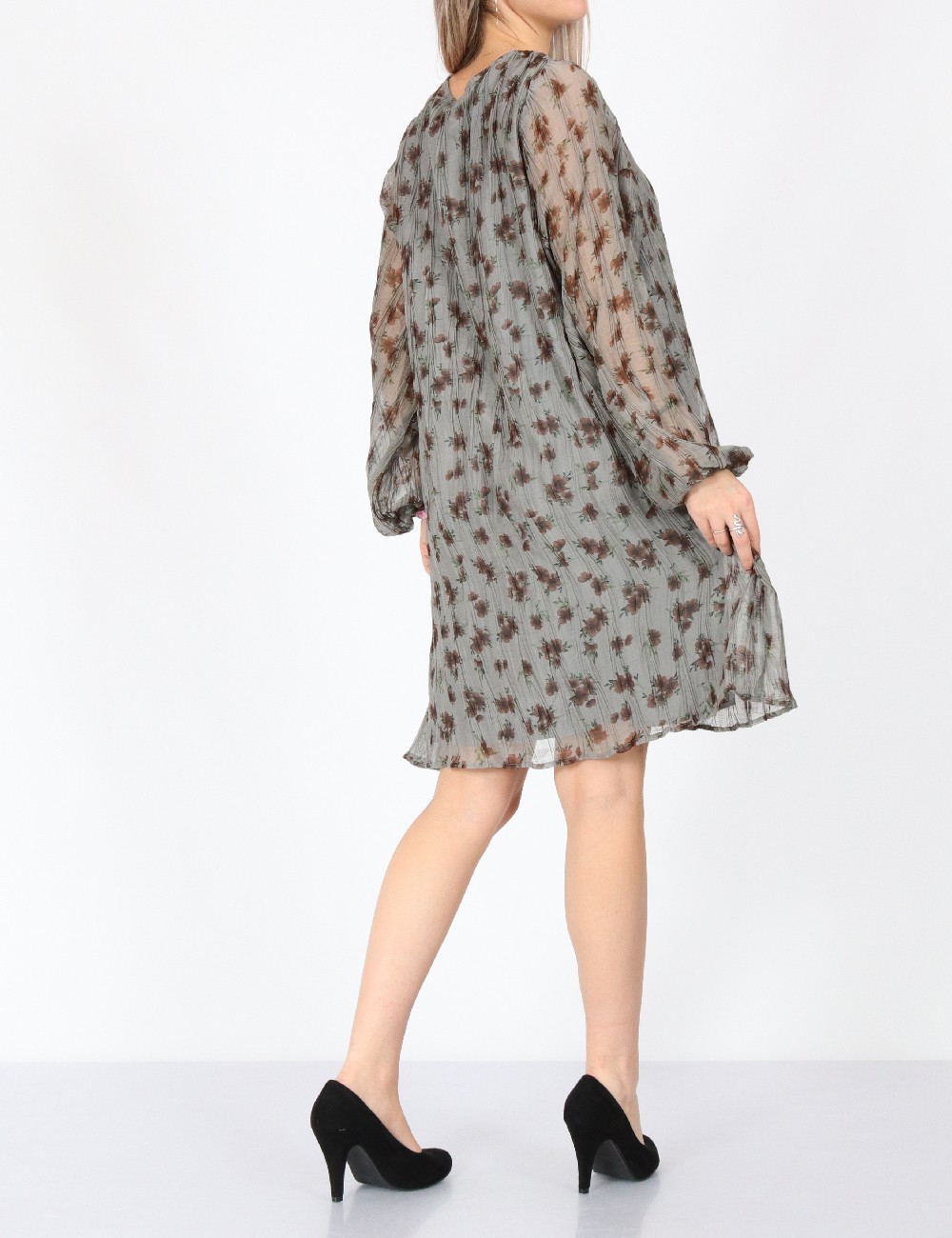 Rochie scurta Vero Moda, gri - 1 | YEO