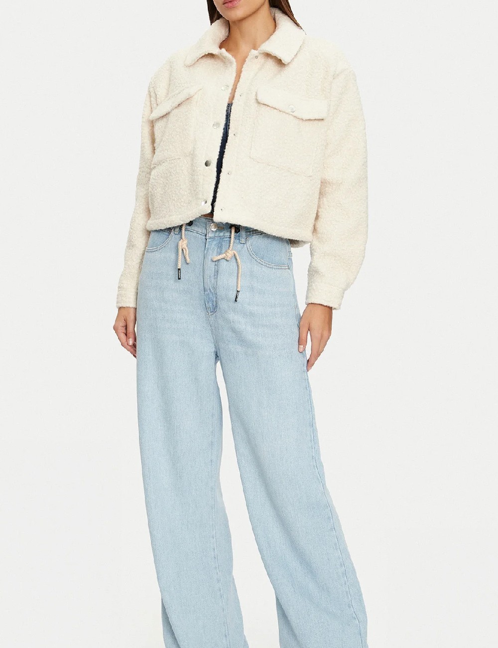 Jacheta Vero Moda, crem - 1 | YEO