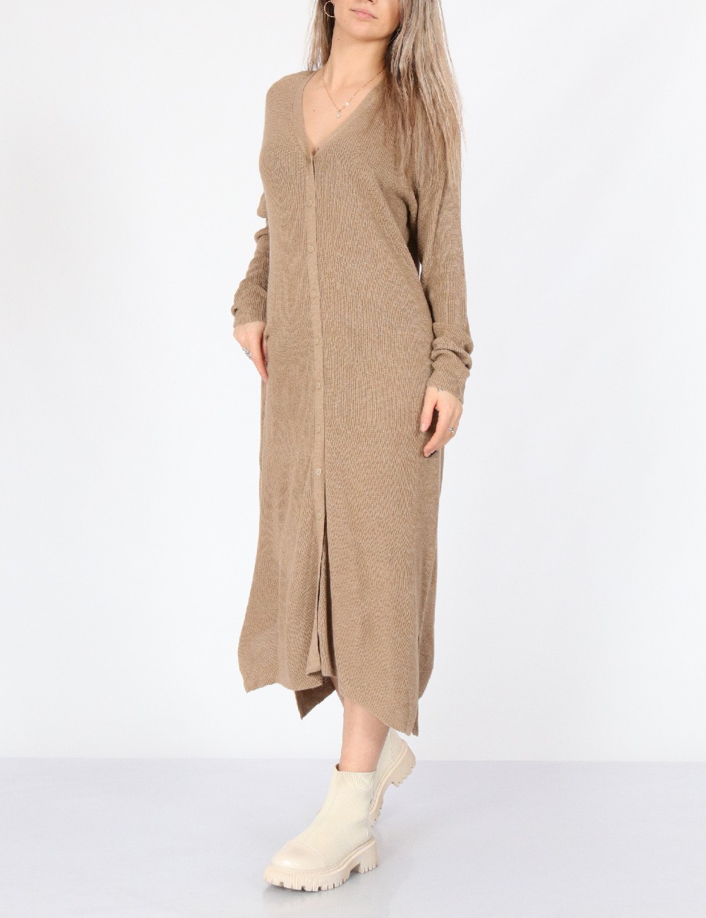 Rochie medie Vero Moda, maro - 1 | YEO