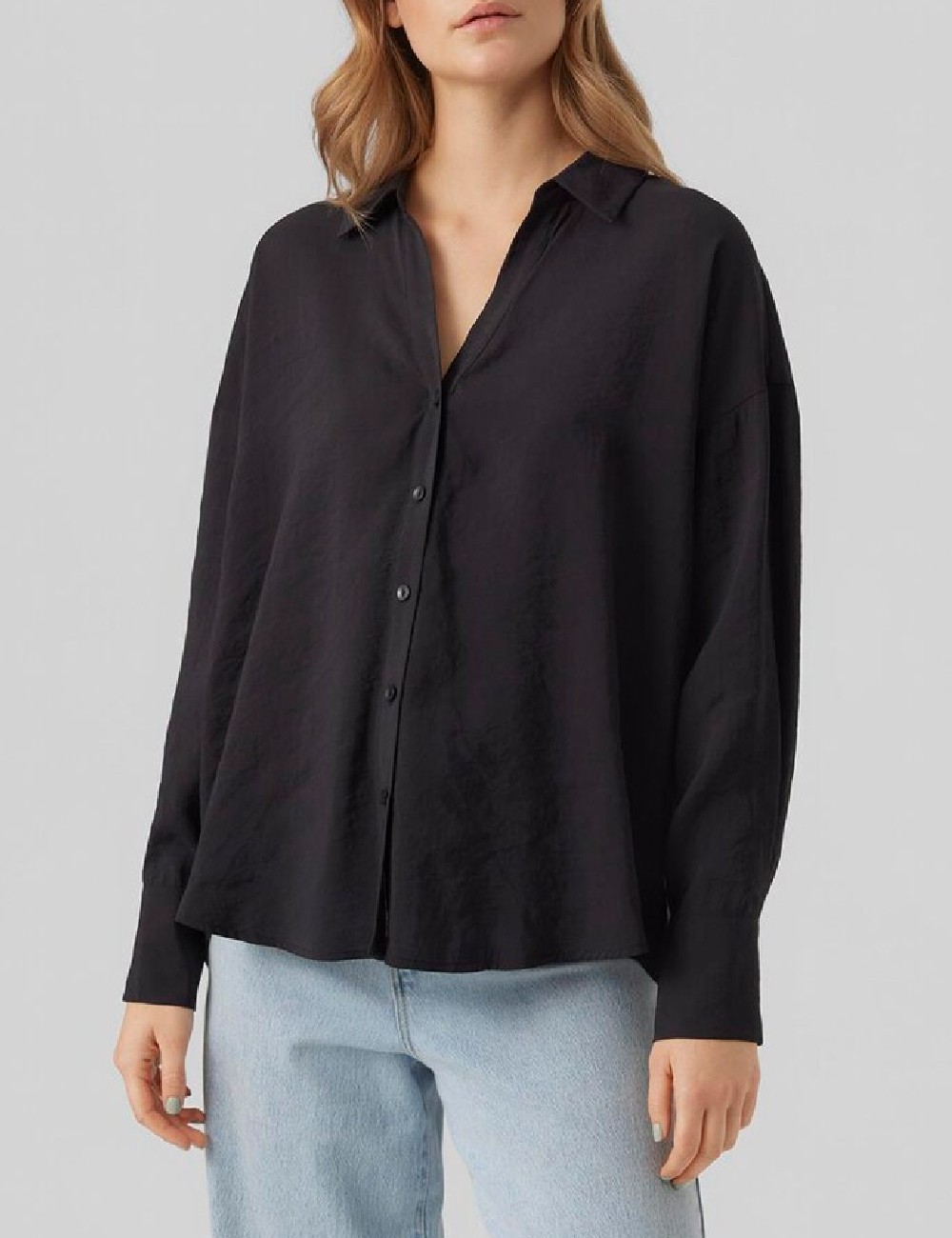 Camasa Vero Moda, negru - 1 | YEO