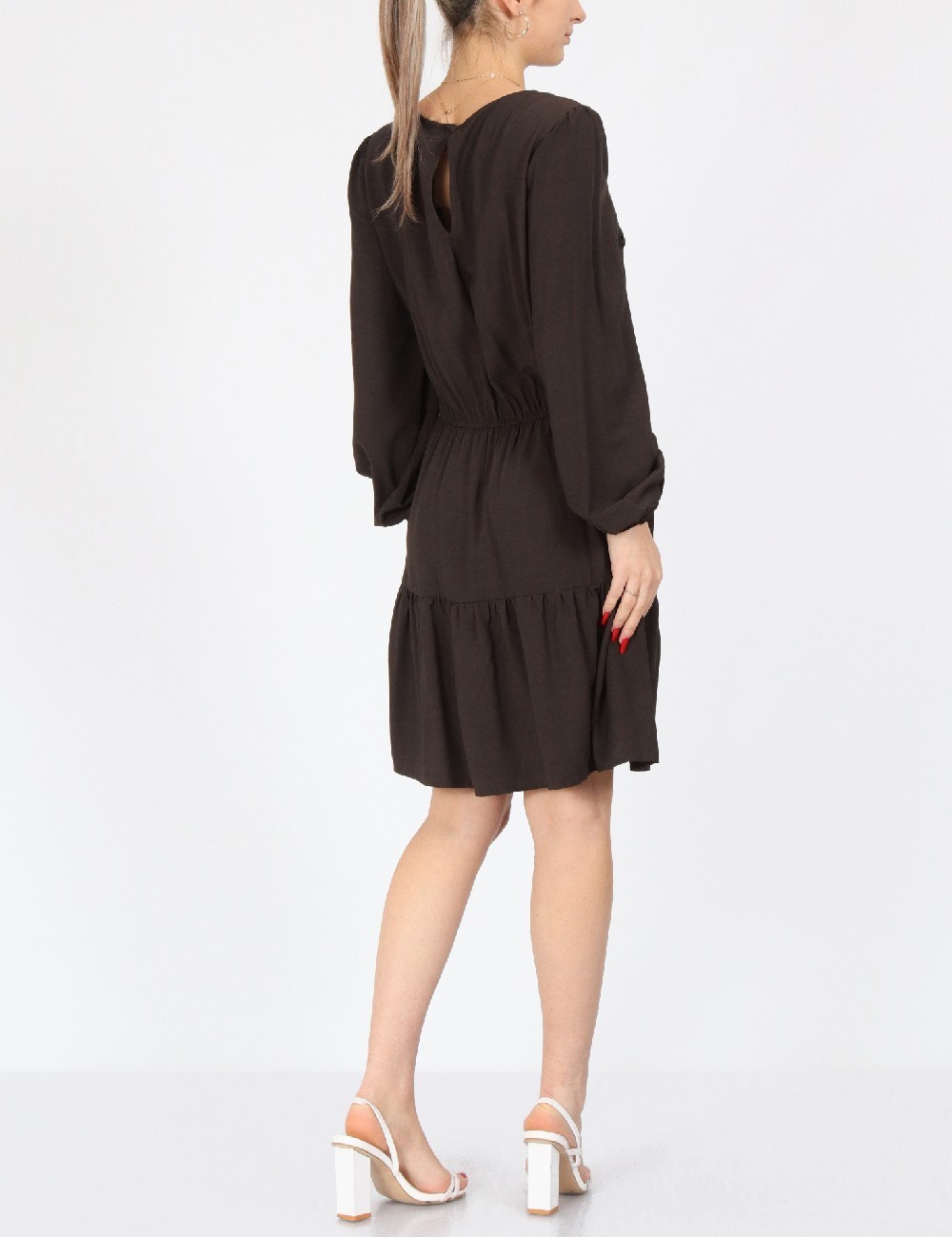 Rochie scurta Vero Moda, maro - 1 | YEO