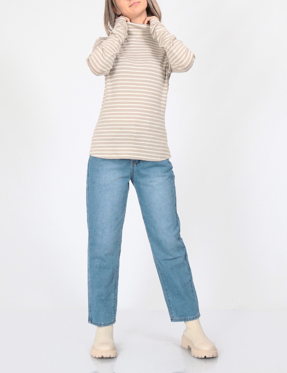 Bluza Only, bej - 1 | YEO