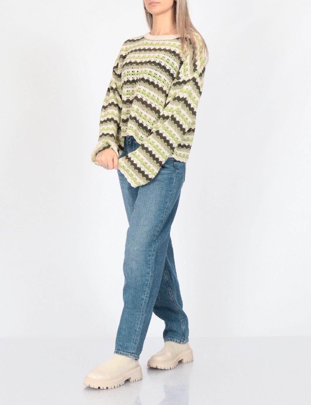 Pulover Only, verde - 1 | YEO