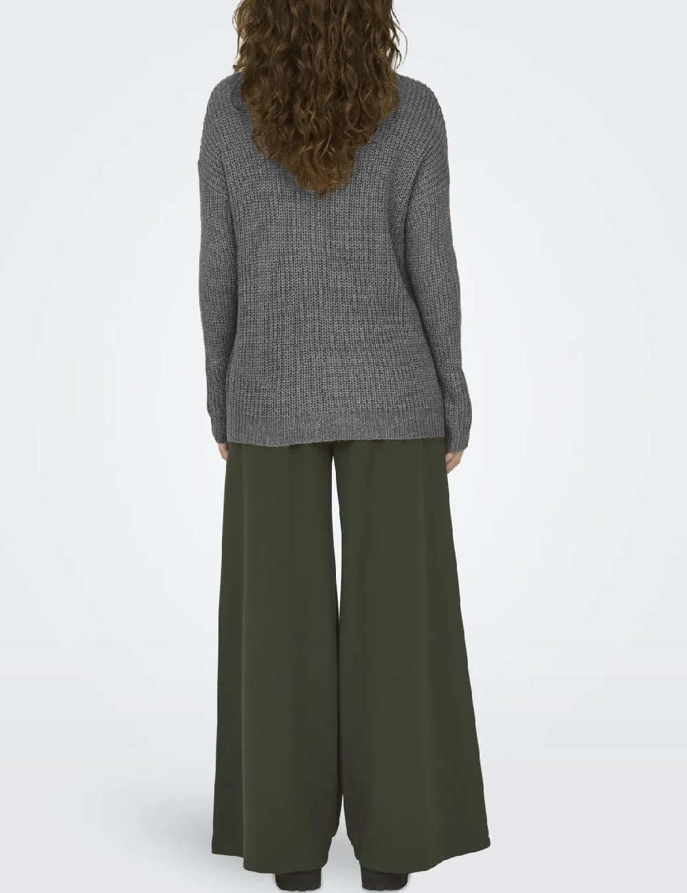 Pulover Jacqueline de Yong, gri - 1 | YEO