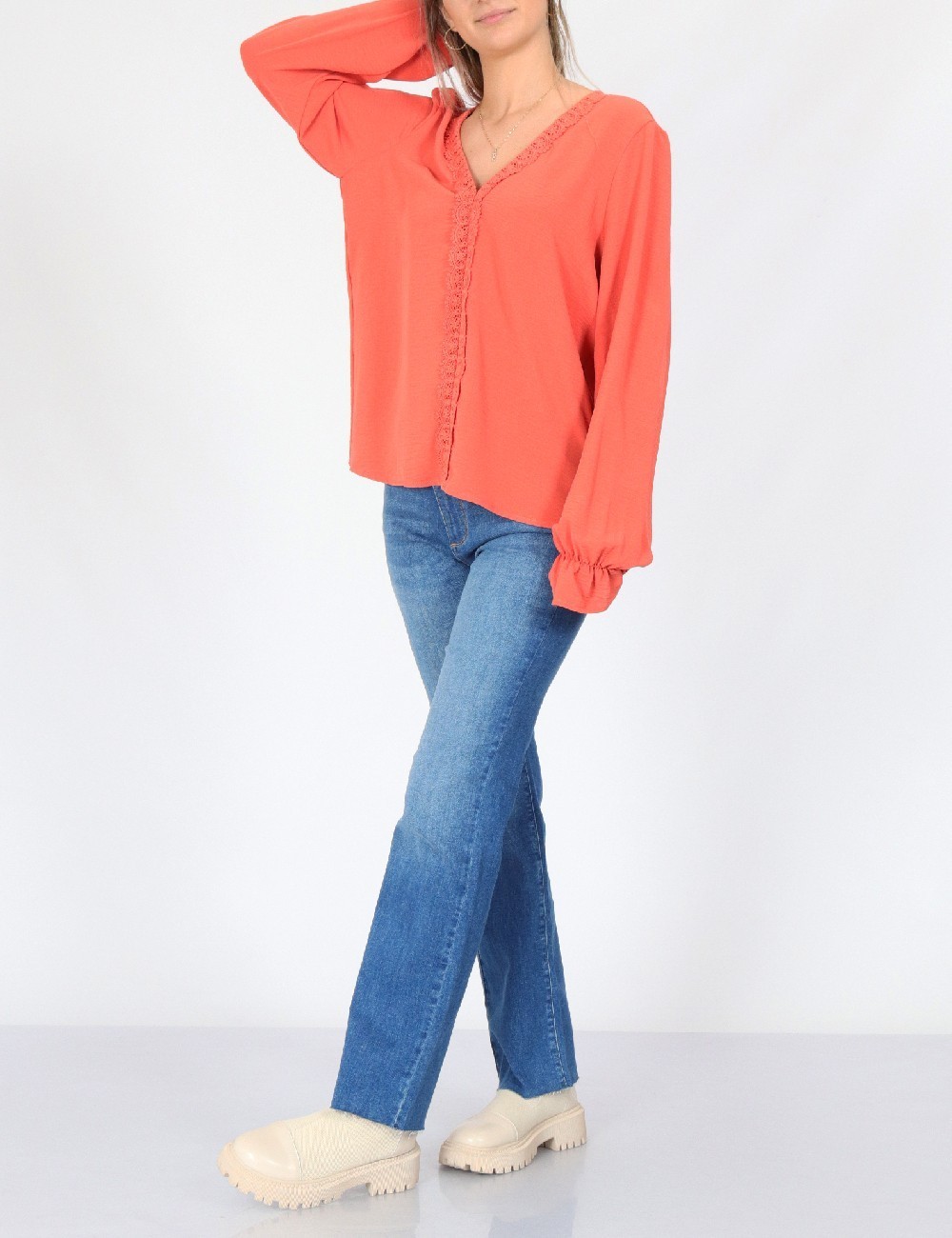 Bluza Vero Moda, portocaliu - 1 | YEO