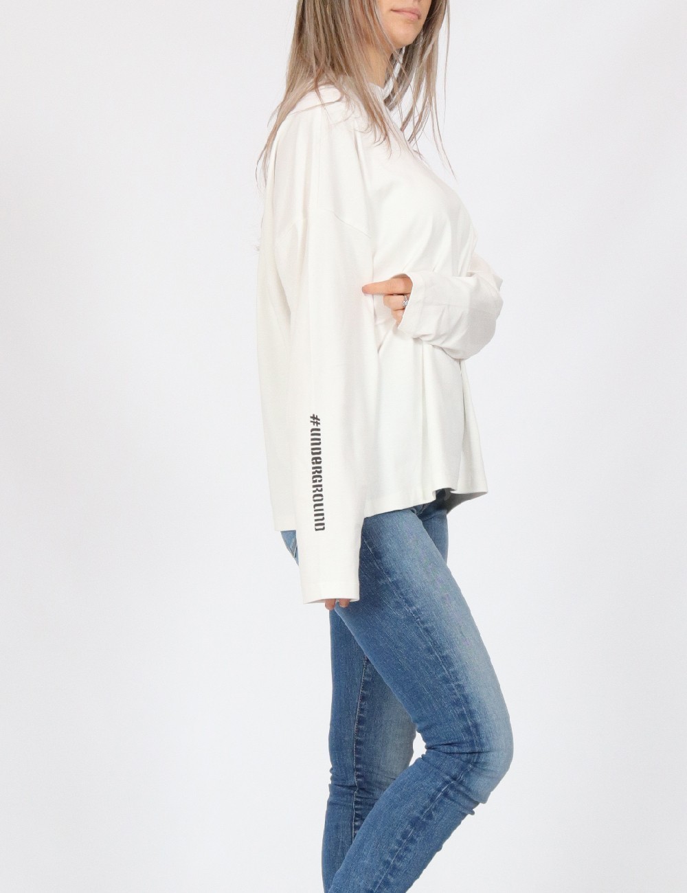 Bluza Noisy May, alb - 1 | YEO