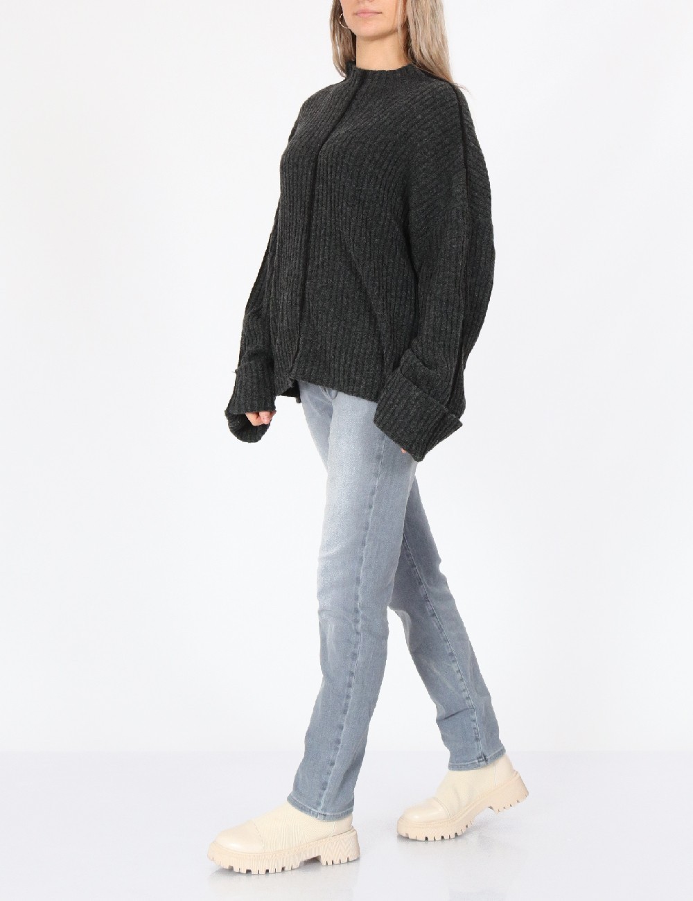 Bluza Vero Moda, gri inchis - 1 | YEO