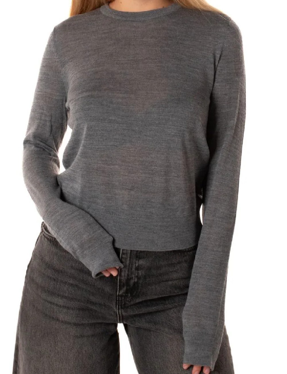 Bluza Jacqueline de Yong, gri - 1 | YEO