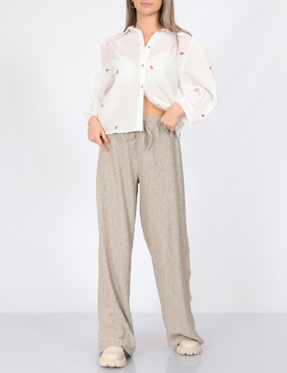 Pantaloni Kashion, maro - 1 | YEO
