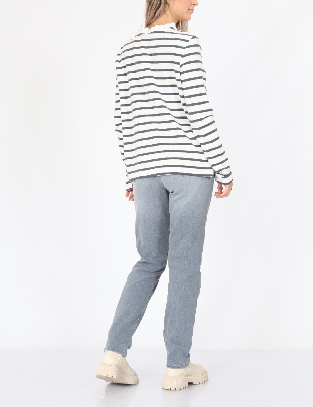 Bluza Pieces, alb - 1 | YEO
