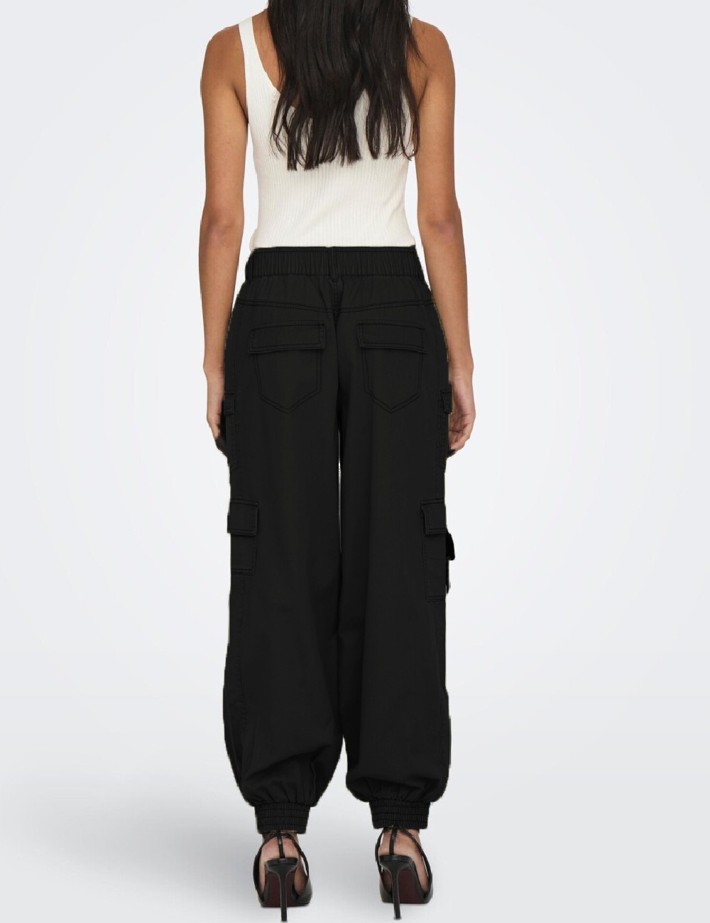 Pantaloni Only, negru - 1 | YEO