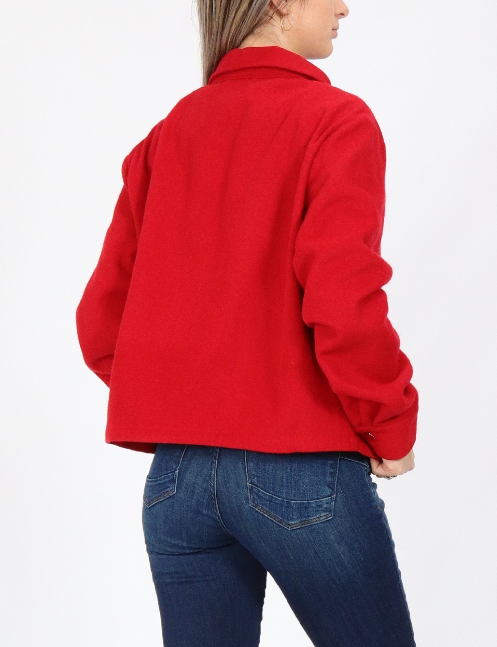 Jacheta Vero Moda, rosu - 1 | YEO