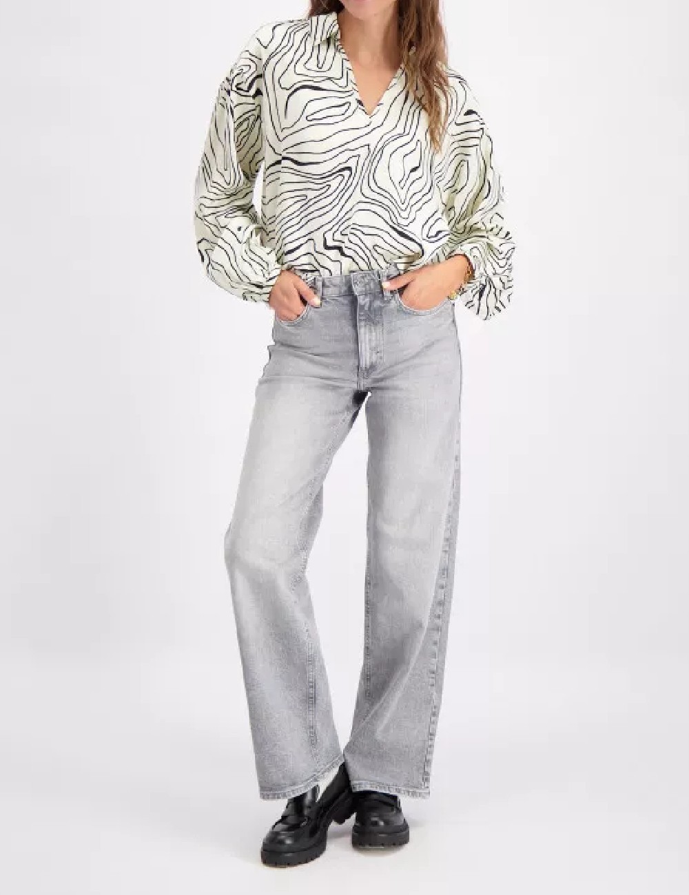 Camasa Vero Moda, ecru - 1 | YEO