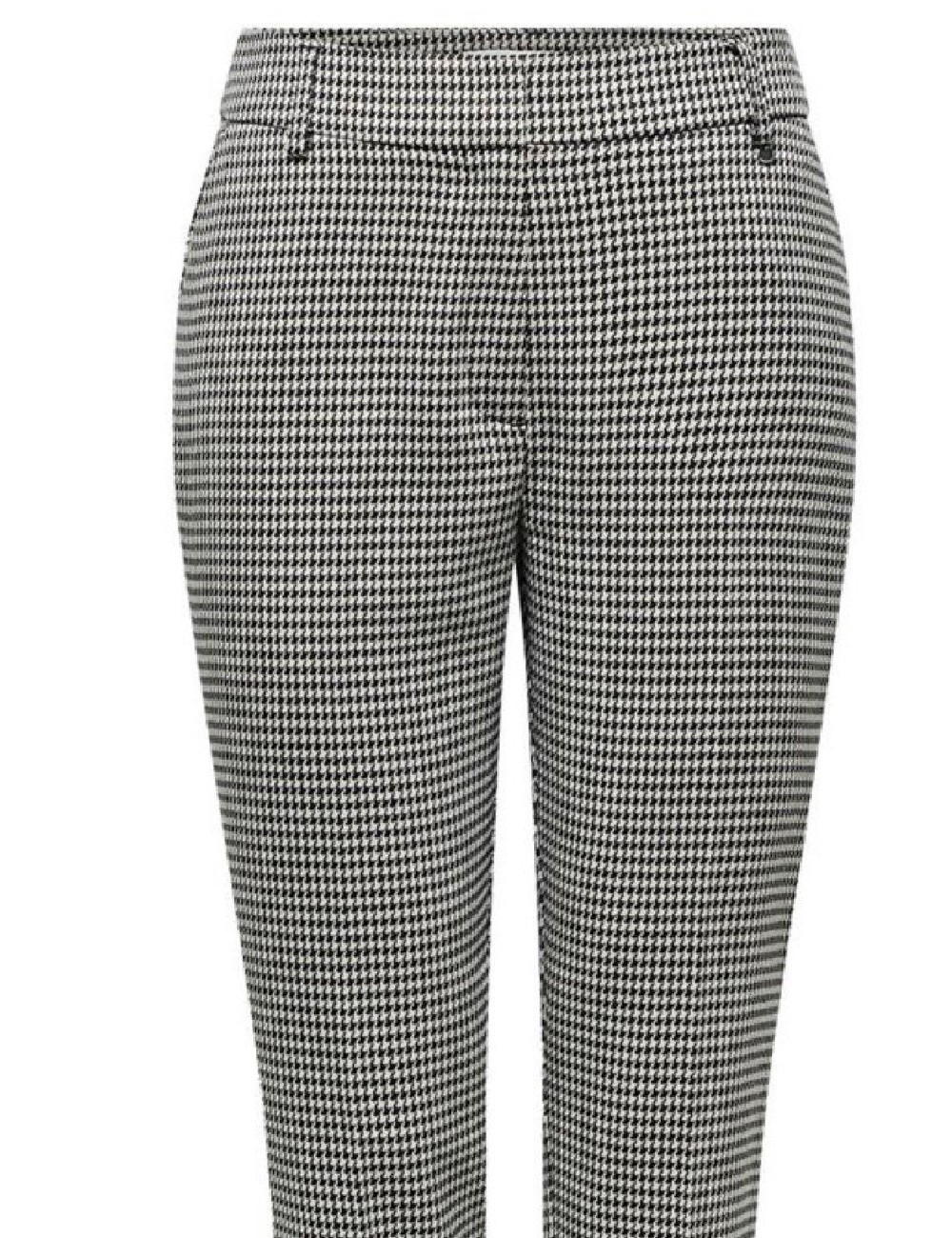 Pantaloni Only, negru/crem - 1 | YEO