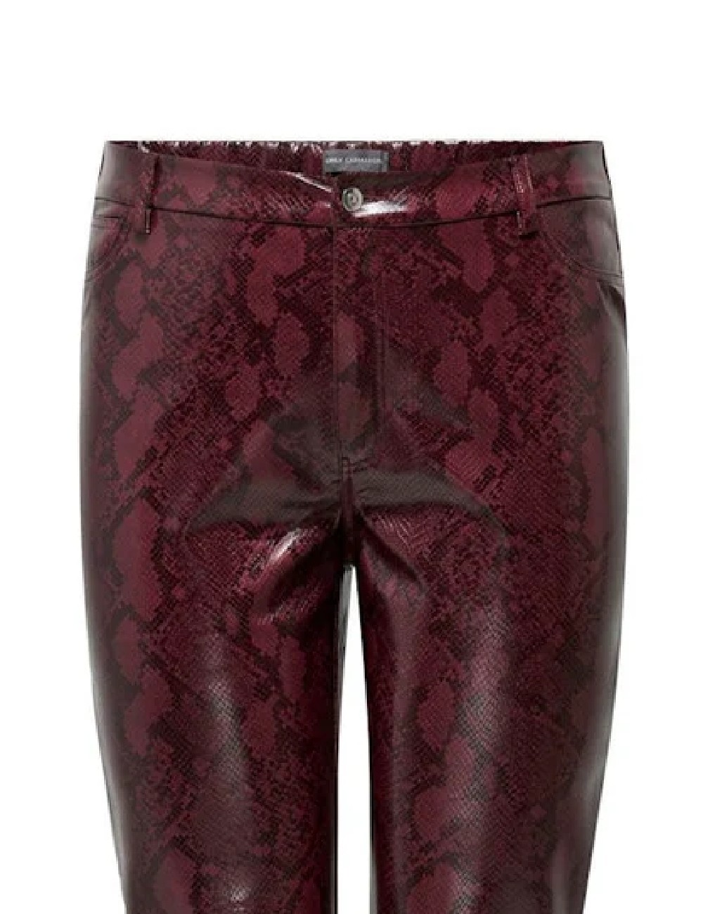 Pantaloni Only Carmakoma, visiniu - 1 | YEO