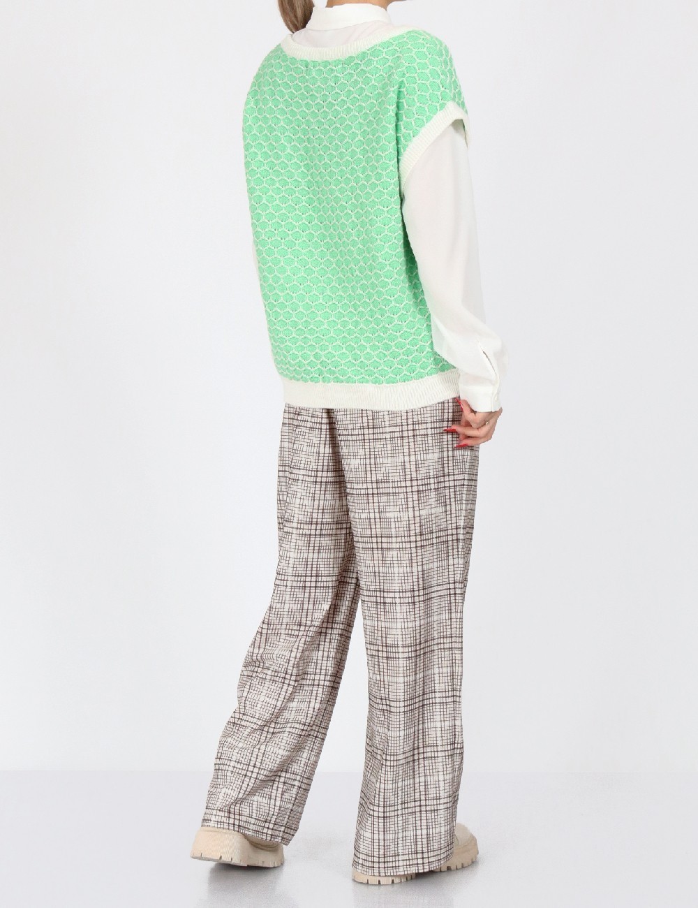 Pantaloni Vero Moda, crem - 1 | YEO
