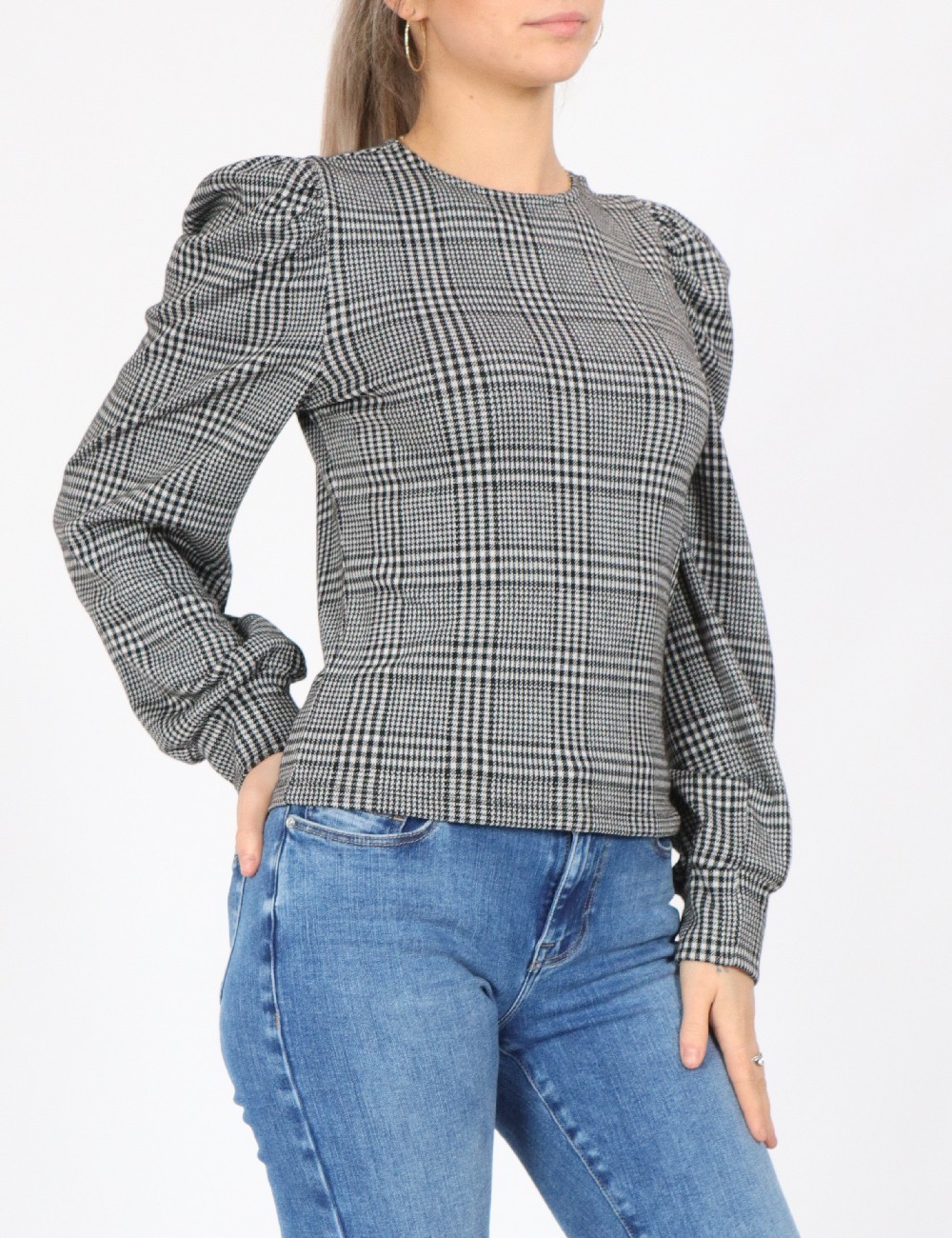 Bluza Pieces, gri - 1 | YEO
