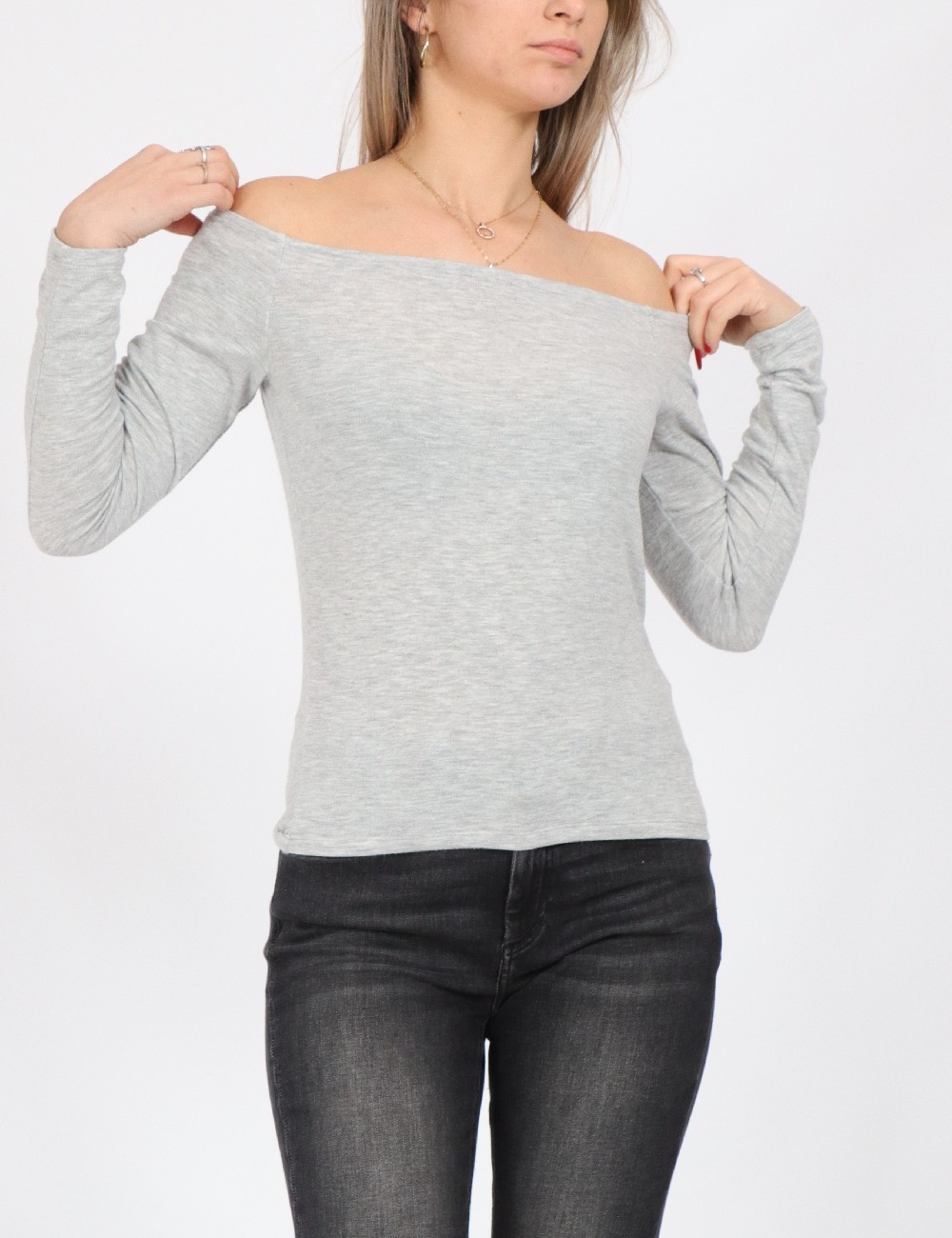 Bluza Only, gri - 1 | YEO