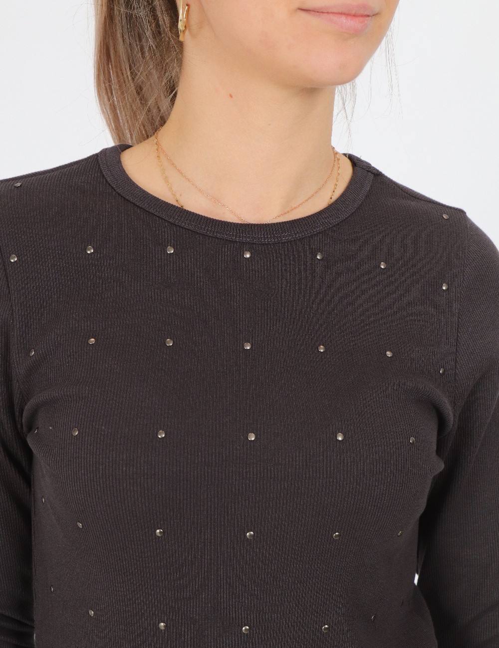 Rochie scurta Noisy May, gri - 1 | YEO