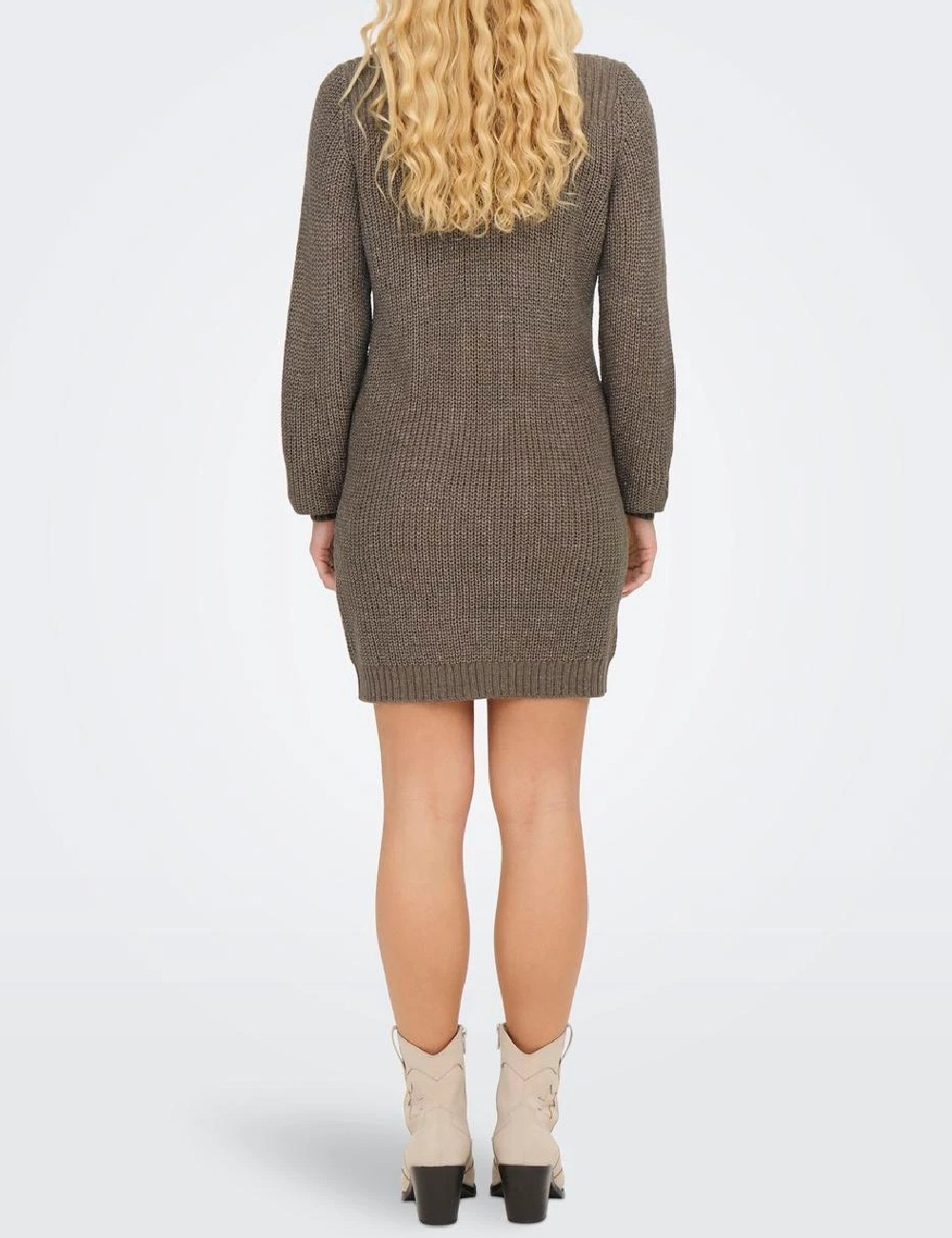 Rochie scurta Only, maro - 1 | YEO