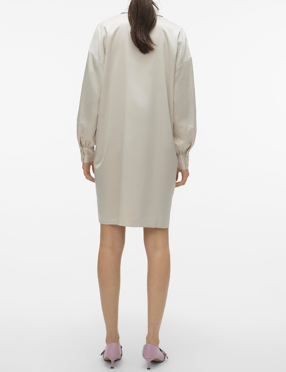 Rochie scurta Vero Moda, bej - 1 | YEO