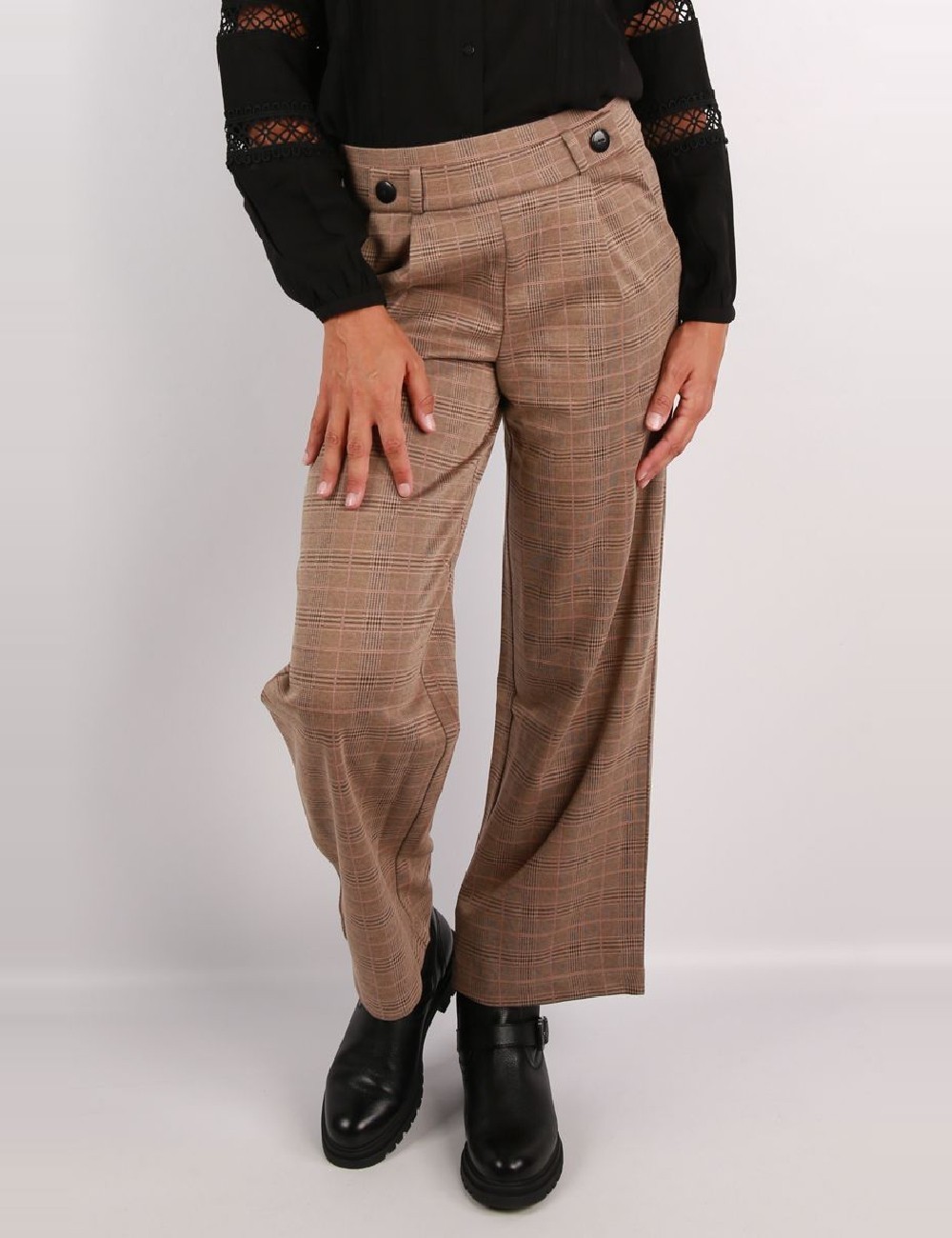 Pantaloni Jacqueline de Yong, maro - 1 | YEO